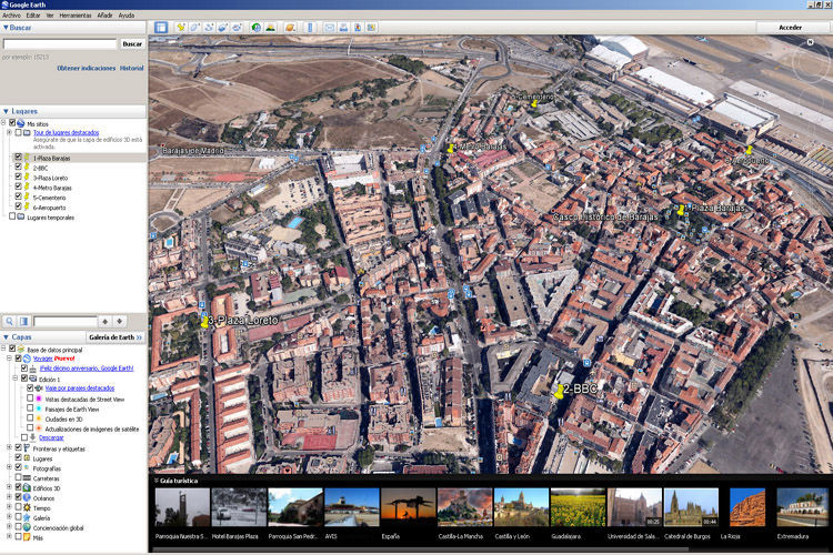 Audioguida gps per autobus e treni turistici - Google Earth per creare il percorso dell'audioguide gps