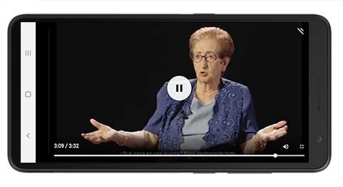 Audio guide AG95: riproduzione video (videoguida multimediale)