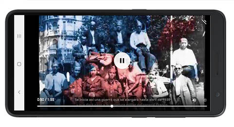 Audioguida AG-95: riproduzione video  (videoguida multimediale)