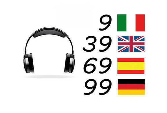 indicazione tracce audio numerazione diversa (audioguida, audioguide)