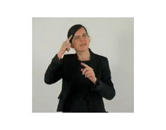 Video immagine signoguide 3, Video signoguide, lingua dei segni