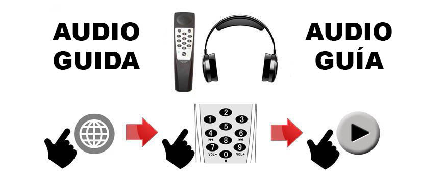 cambio della lingua - uso audioguida  (audio guida)