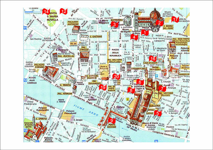 mappe del percorso - tracce audio audioguida (audio guida)