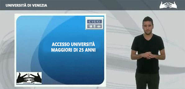 Video in lingua dei segni (audioguide accessibili)