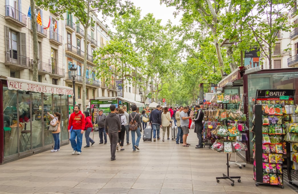 2. Audioguida di Barcellona. La rambla.