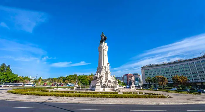 Audioguida di Lisbona - Piaza-Monumento al Marchese di Pombal